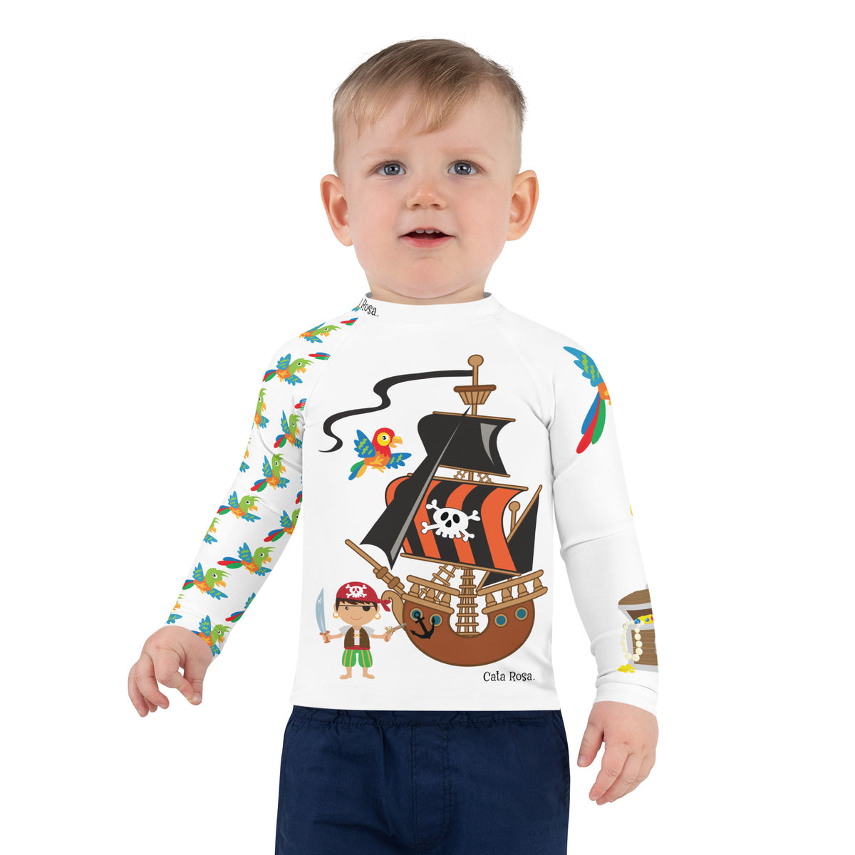 Pirates Kids Rash Guard – Cata's Armoire - Main Image